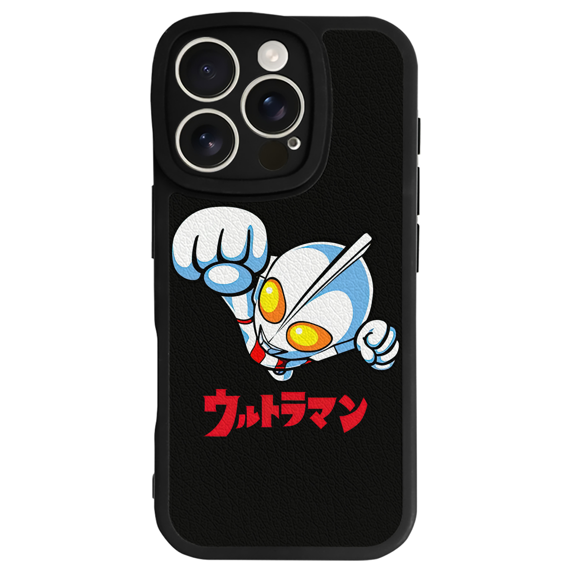 （画像用） ウルトラマン Ultraman 【iPhone 16シリーズ対応】シリコンスマホケース（レザー調） 材質：シリコン